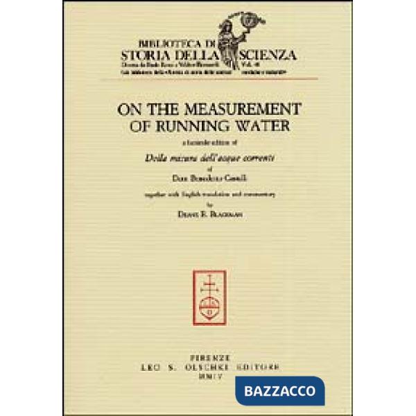 On the measurement of running water-Della misura delle acque correnti