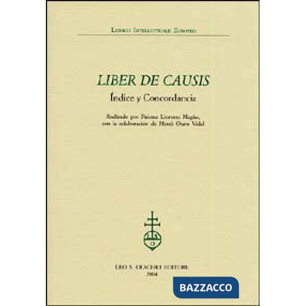 Liber de causis. Índice y concordancia