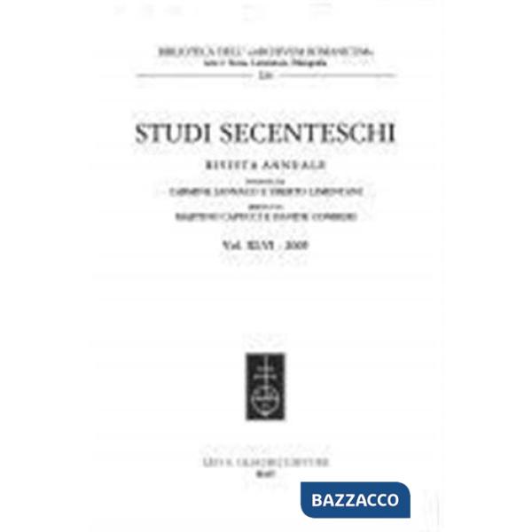 Studi secenteschi. Vol. 46