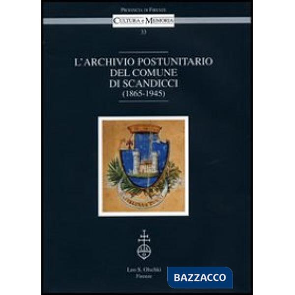 Archivio postunitario del comune di Scandicci (1865-1945) (L')
