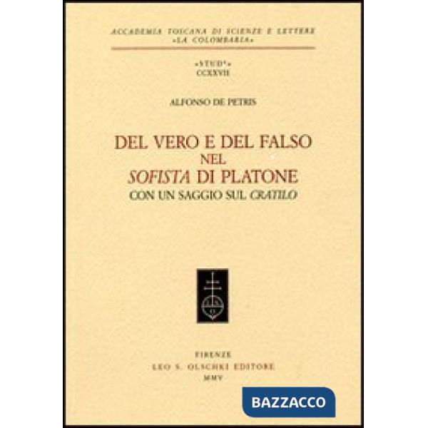Del vero e del falso nel Sofista di Platone