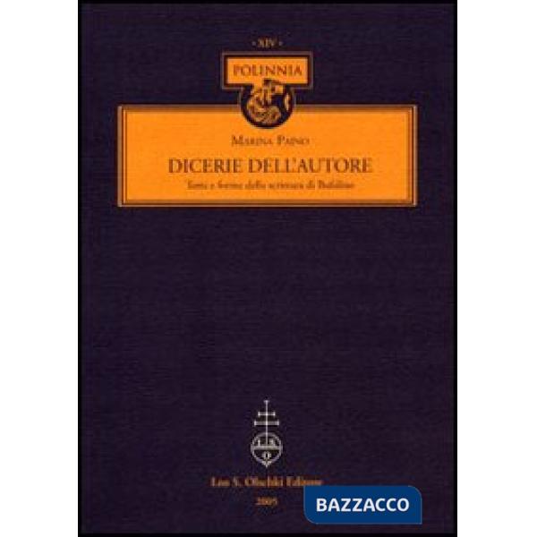 Dicerie dell'autore. Temi e forme della scrittura di Bufalino