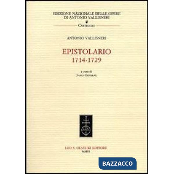 Epistolario 1714-1729. Con CD-ROM