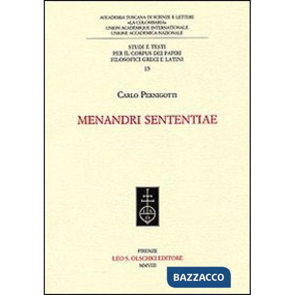 Menandri Sententiae