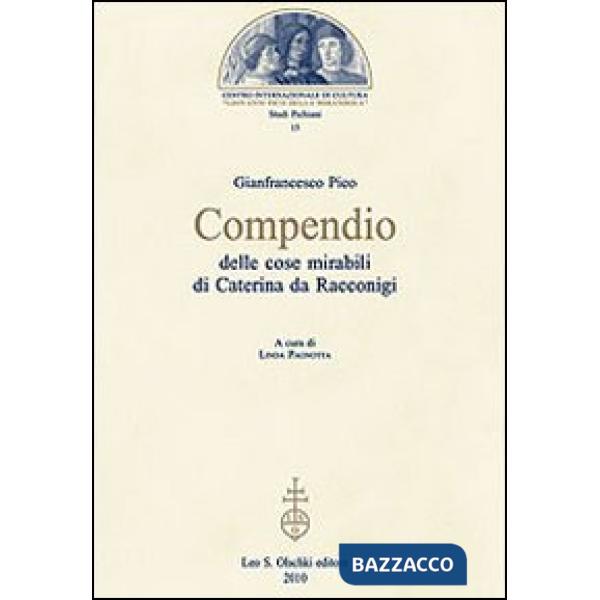 Compendio delle cose mirabili di Caterina da Racconigi