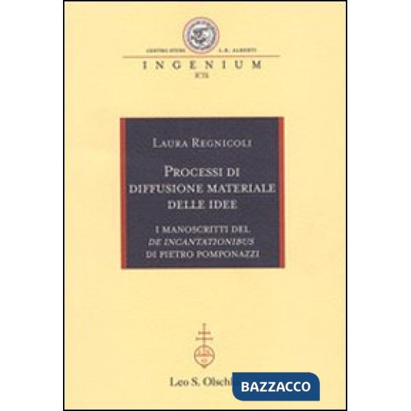 Processi di diffusione materiale delle idee. I manoscritti del «De incantationibus» di Pietro Pomponazzi