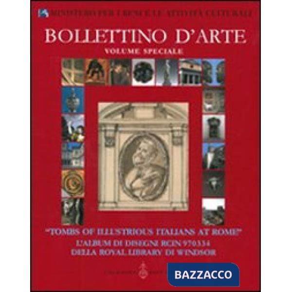 «Tombs of illustrious italians at Rome». L'album di disegni RCIN 970334 della Royal Library di Windsor