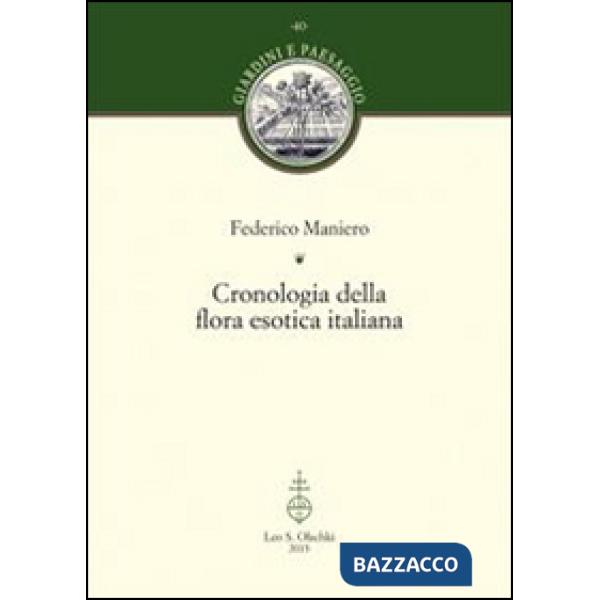 Cronologia della flora esotica italiana
