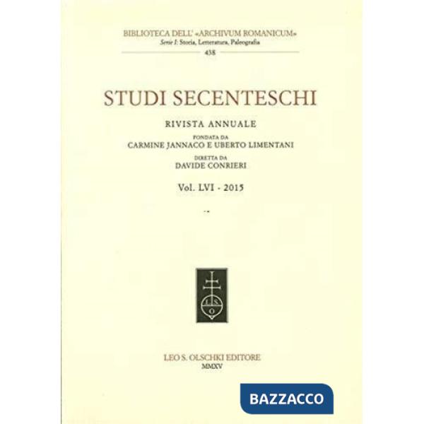 Studi secenteschi. Vol. 56
