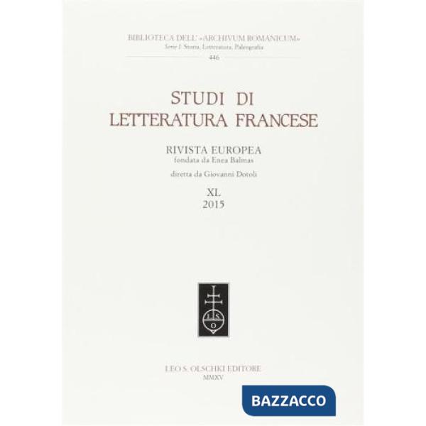 Studi di letteratura francese
