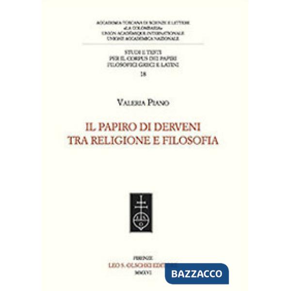 Papiro di Derveni tra religione e filosofia (Il)