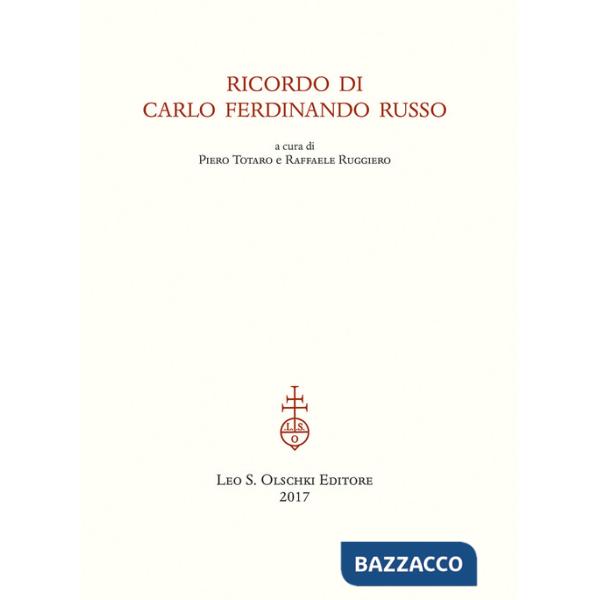 Ricordo di Carlo Ferdinando Russo