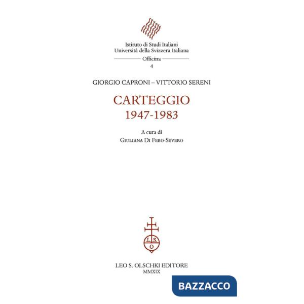 Carteggio 1947-1983