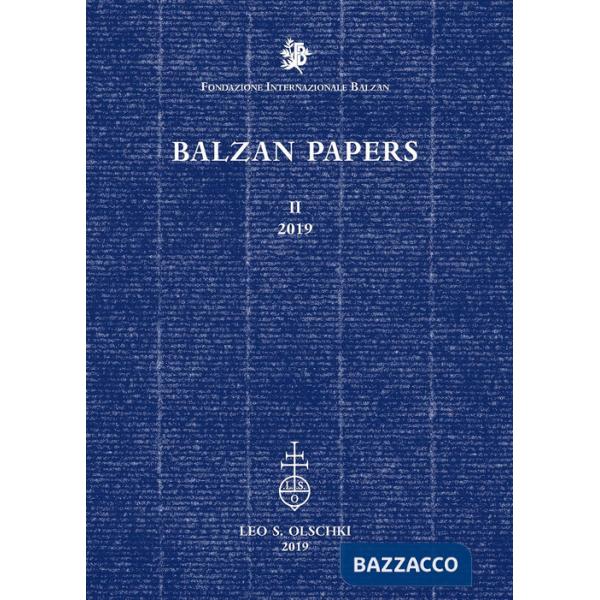 Balzan papers (2019)