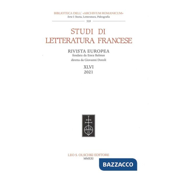 Studi di letteratura francese (2020). Vol. 46