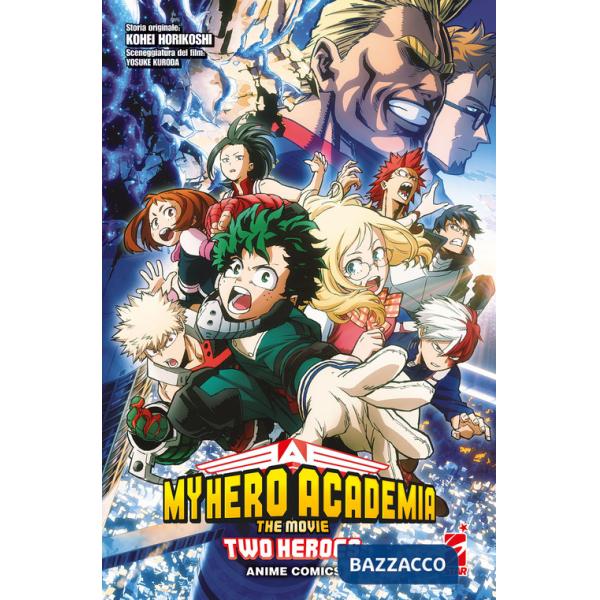 Two heroes. My Hero Academia the movie. Anime comics