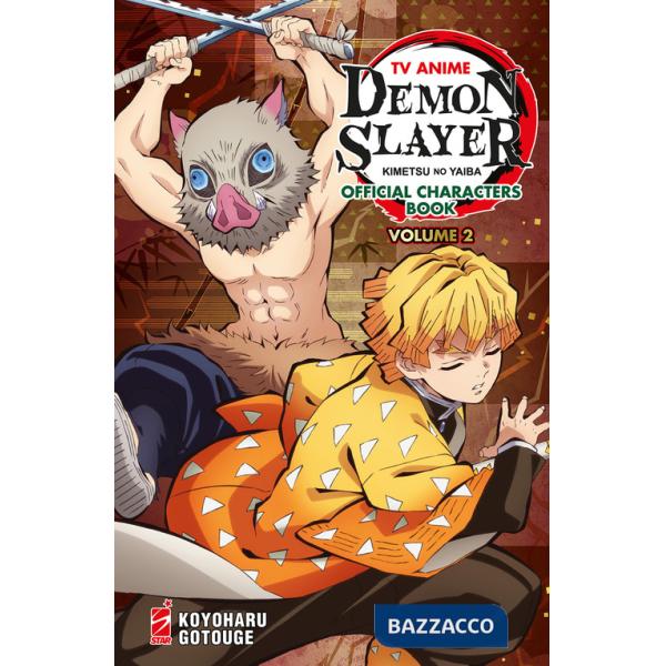 TV anime Demon slayer. Kimetsu no yaiba official character's book. Con Adesivi. Con Poster. Vol. 2