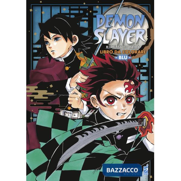 Demon slayer. Kimetsu no yaiba. Libro da colorare. Ediz. blu