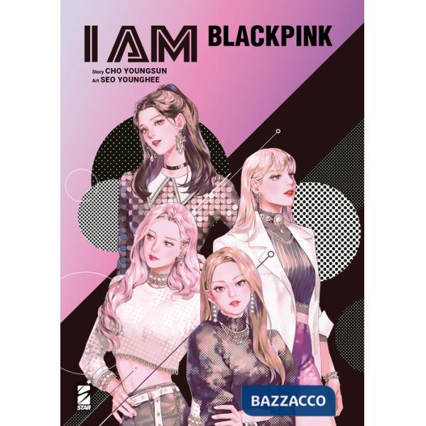 I am Blackpink. Con illustration card. Con Adesivi
