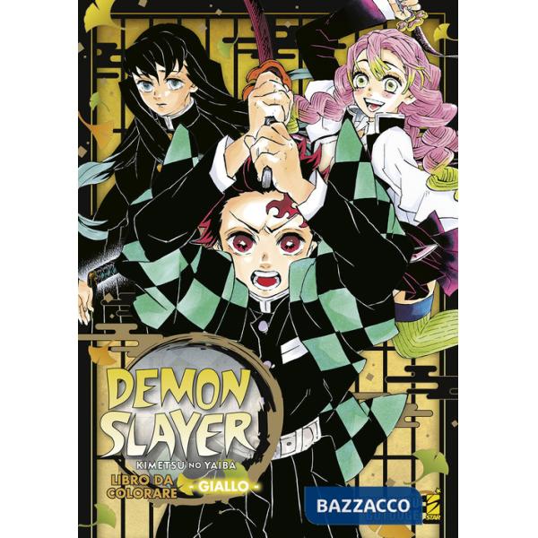Demon slayer. Kimetsu no yaiba. Libro da colorare. Ediz. gialla