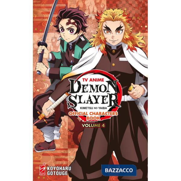 TV anime Demon slayer. Kimetsu no yaiba official characters book. Con Adesivi. Con Poster. Vol. 4