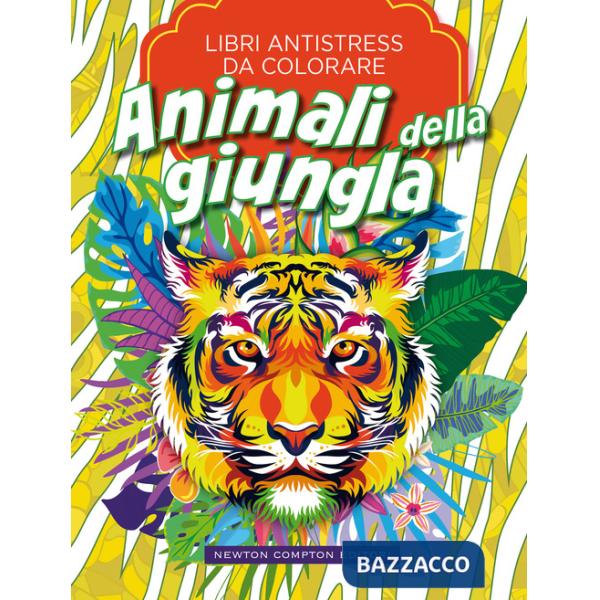 Animali della giungla. Libri antistress da colorare