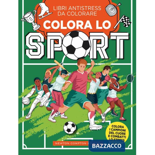 Colora lo sport. Libri antistress da colorare