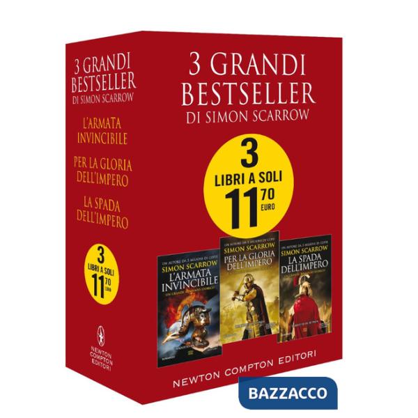 3 grandi bestseller di Simon Scarrow: L'armata invincibile-Per la gloria dell'impero-La spada dell'impero