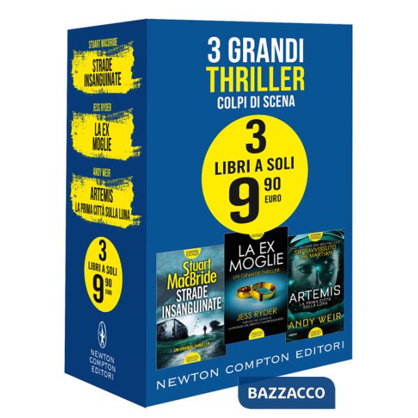 3 grandi thriller. Colpi di scena: Strade insanguinate-La ex moglie-Artemis. La prima città sulla luna