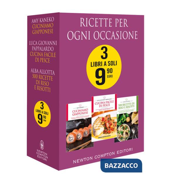 Ricette per ogni occasione: Cuciniamo giapponese-Cucina facile di pesce-500 ricette di riso e risotti