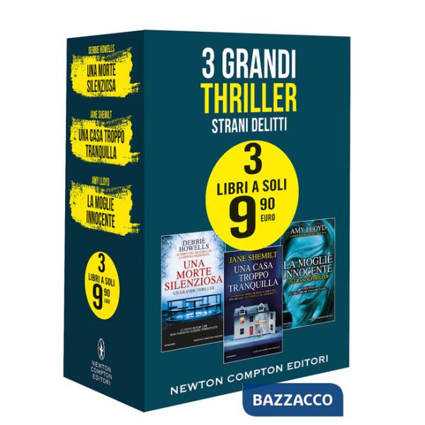 3 grandi thriller. Strani delitti: Una morte silenziosa-Una casa troppo tranquilla-La moglie innocente