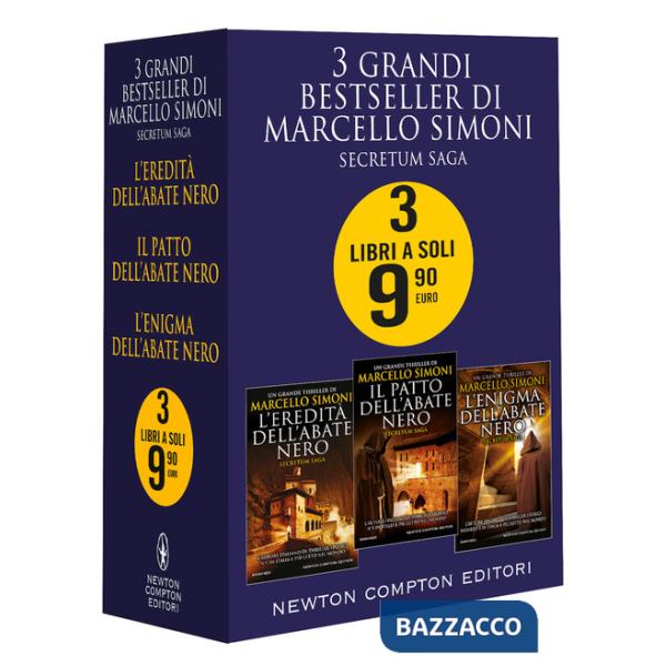 3 grandi bestseller di Marcello Simoni. Secretum Saga: L'eredità dell'abate nero-Il patto dell'abate nero-L'enigma dell'abate ne