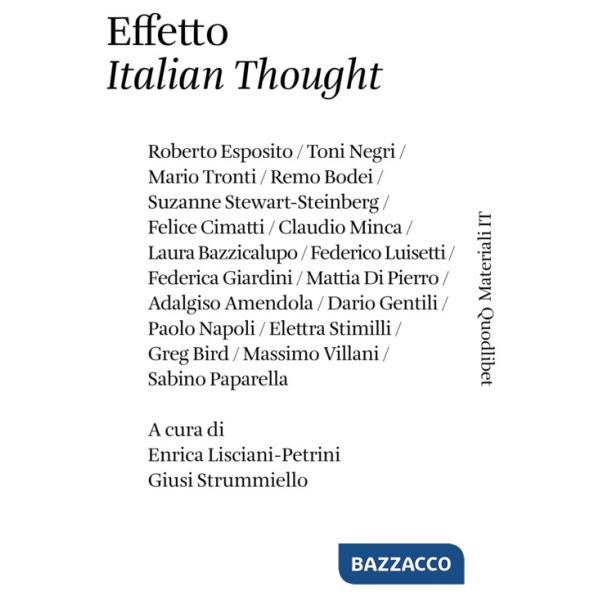 Effetto «italian thought»