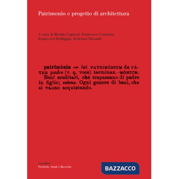 Patrimonio e progetto di architettura
