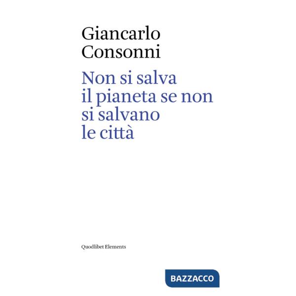 Non si salva il pianeta se non si salvano le città. Ediz. italiana e inglese