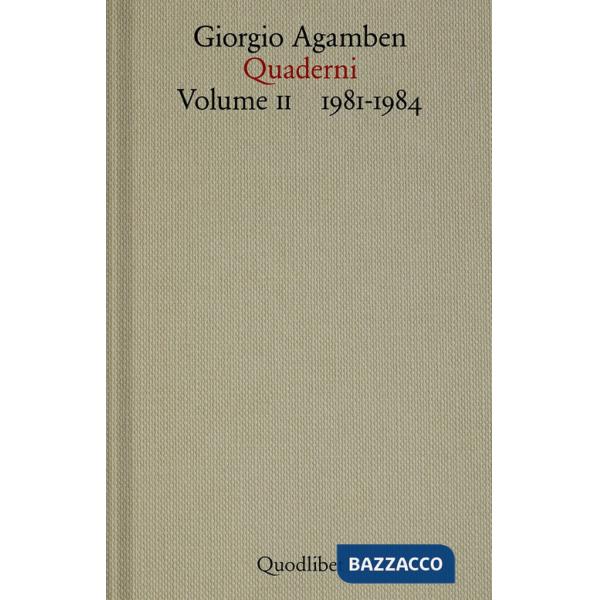 Quaderni. Vol. 2: 1981-1984
