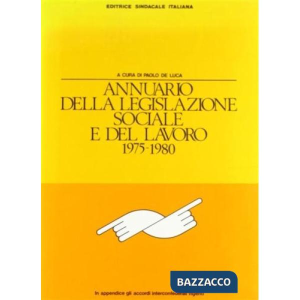 Annuario legislazione soc. 75/80