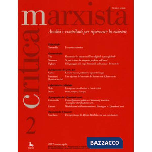 Critica marxista (2017). Vol. 2
