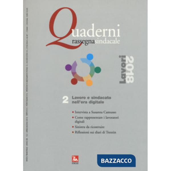 Quaderni rassegna sindacale (2018). Vol. 2