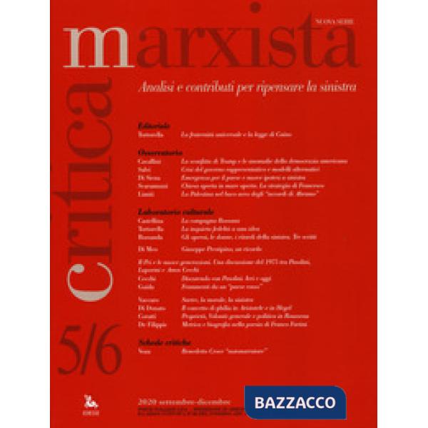 Critica marxista (2020). Vol. 5-6
