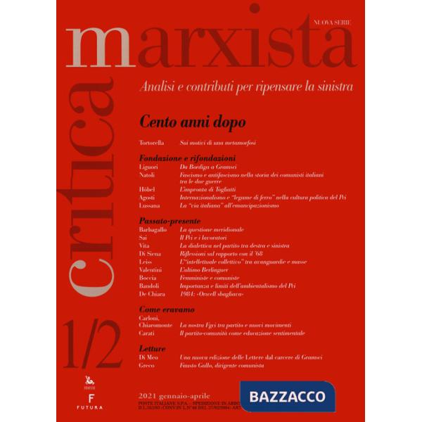 Critica marxista (2021). Vol. 1-2