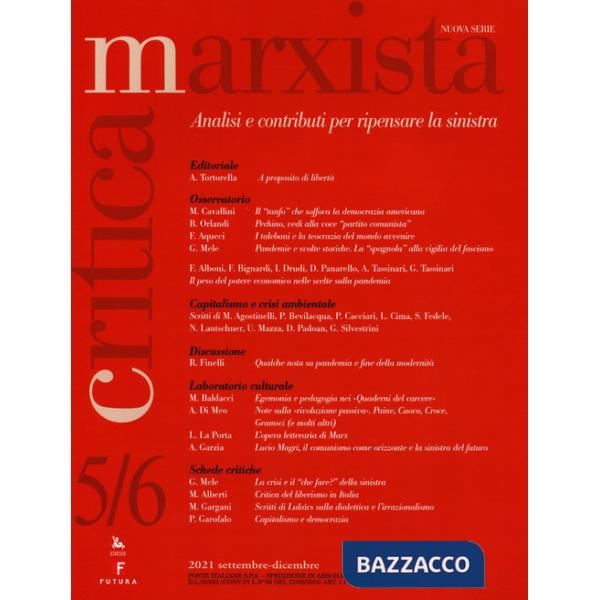 Critica marxista (2021). Vol. 5-6