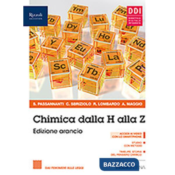 CHIMICA DA H A Z ED.ARANCIO 1 BIEN. SET