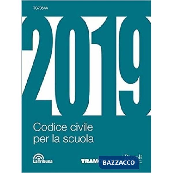 CODICE CIVILE PER LA SCUOLA 2019