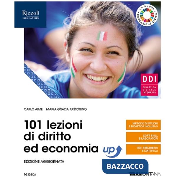 101 LEZIONI DI DIRITTO ED ECONOMIA UP VOL. + HUB KIT