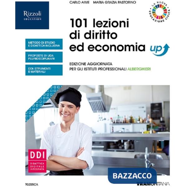 101 LEZIONI DI DIRITTO ED ECONOMIA UP VOL. ALBERGHIERI + HUB KIT