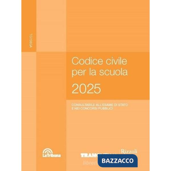 CODICE CIVILE PER LA SCUOLA 2025