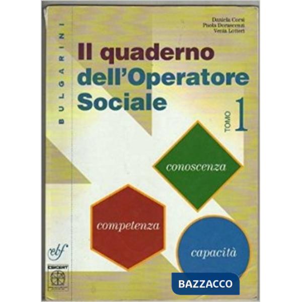QUADERNO OPERATORE SOCIALE I
