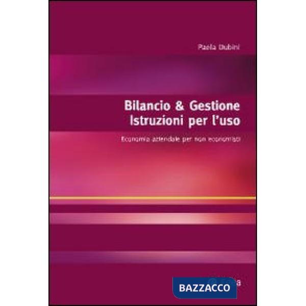 Bilancio & gestione. Istruzioni per l'uso. Economia aziendale per non economisti
