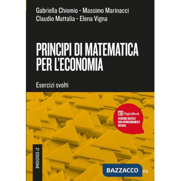 Principi di matematica per l'economia